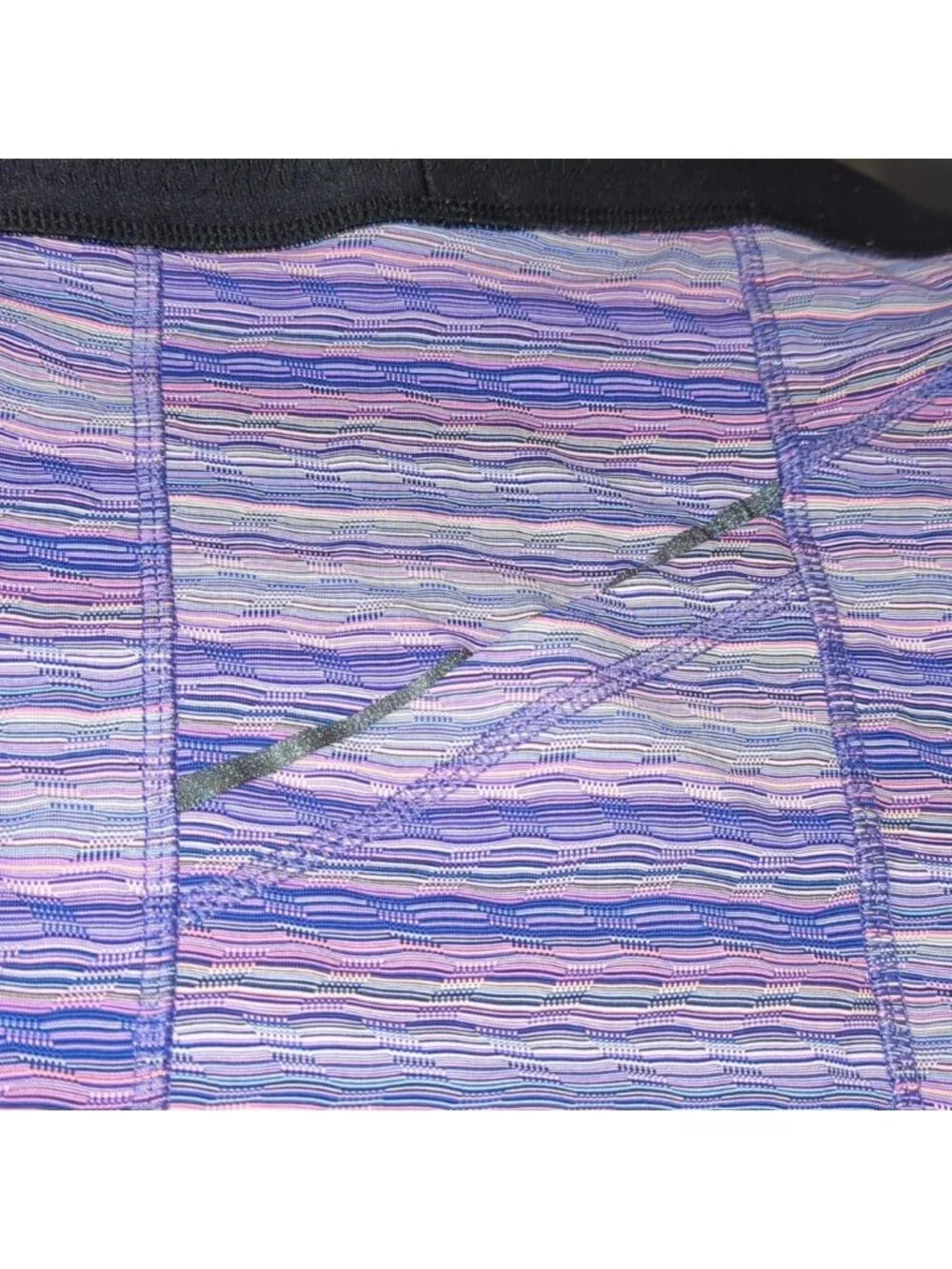 Lululemon What The Sport Short Space Dye Twist Iris Flower Pink Shell